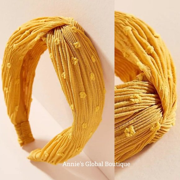 NWT ANTHROPOLOGIE Textured Twisted Headband - Picture 12 of 16